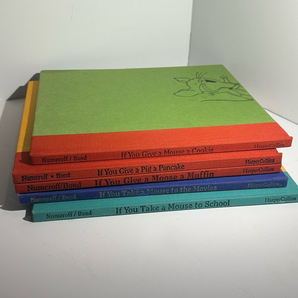 5 books from the “If You Give A Mouse A Cookie” series (1991-2002)